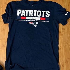 Nike Navy Blue Patriots Short Sleeve Tee